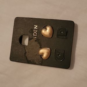 Bronze Heart Earrings